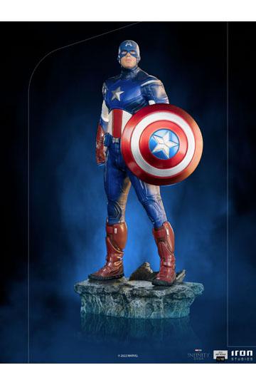 The Infinity Saga BDS Art Scale Statue 1/10 Captain America Battle of NY 23 cm