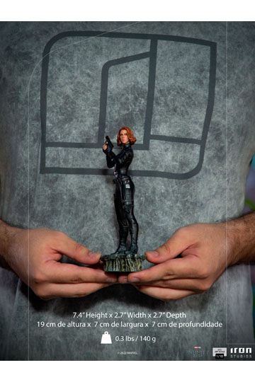 The Infinity Saga BDS Art Scale Statue 1/10 Black Widow Battle of NY 19 cm