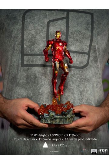 The Infinity Saga BDS Art Scale Statue 1/10 Iron Man Battle of NY 28 cm