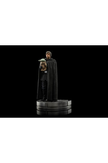 Star Wars The Mandalorian Art Scale Statue 1/10 Luke Skywalker and Grogu 21 cm