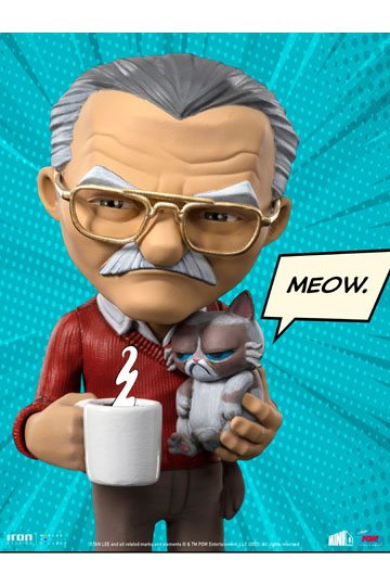 Stan Lee Mini Co. PVC Figure Stan Lee with Grumpy Cat 14 cm