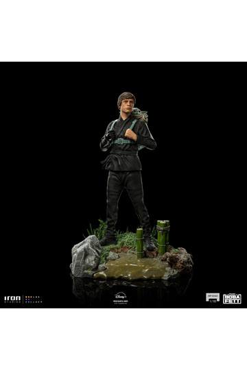 Star Wars Book of Boba Fett Art Scale Statue 1/10 Luke Skywalker & Grogu Training 20 cm