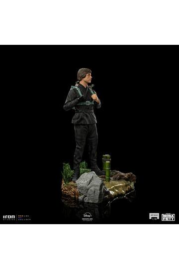 Star Wars Book of Boba Fett Art Scale Statue 1/10 Luke Skywalker & Grogu Training 20 cm