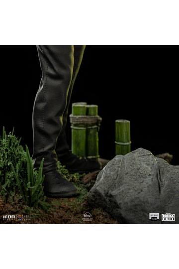 Star Wars Book of Boba Fett Art Scale Statue 1/10 Luke Skywalker & Grogu Training 20 cm