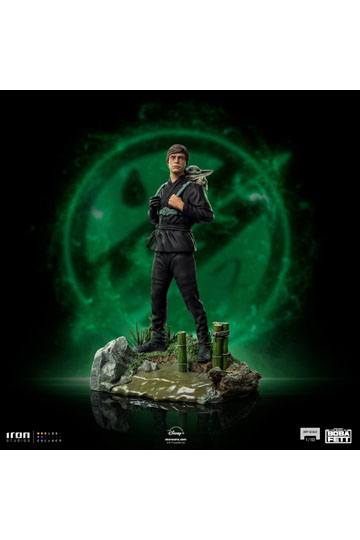 Star Wars Book of Boba Fett Art Scale Statue 1/10 Luke Skywalker & Grogu Training 20 cm