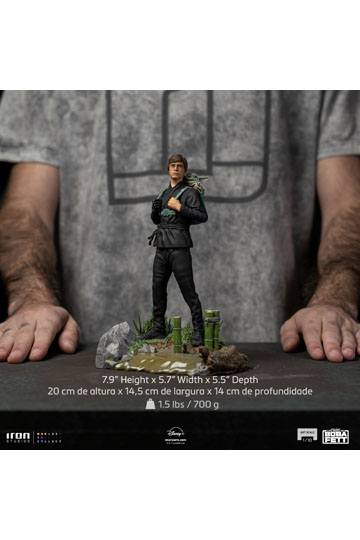 Star Wars Book of Boba Fett Art Scale Statue 1/10 Luke Skywalker & Grogu Training 20 cm