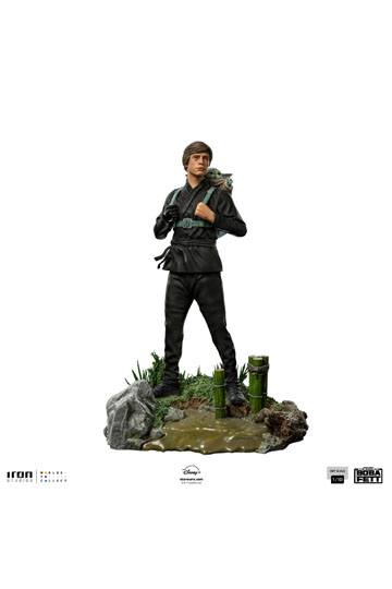 Star Wars Book of Boba Fett Art Scale Statue 1/10 Luke Skywalker & Grogu Training 20 cm
