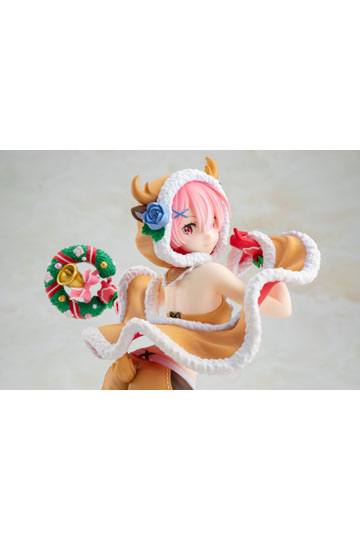 Re:ZERO -Starting Life in Another World- PVC Statue 1/7 Ram Christmas Maid Ver. 23 cm