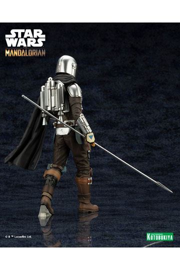 Star Wars The Mandalorian ARTFX Statue 1/10 Mandalorian & Grogu with Beskar Staff 18 cm