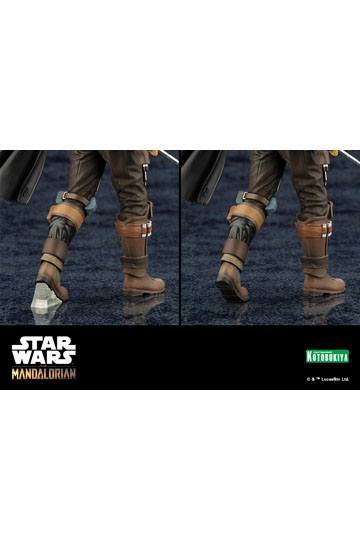 Star Wars The Mandalorian ARTFX Statue 1/10 Mandalorian & Grogu with Beskar Staff 18 cm