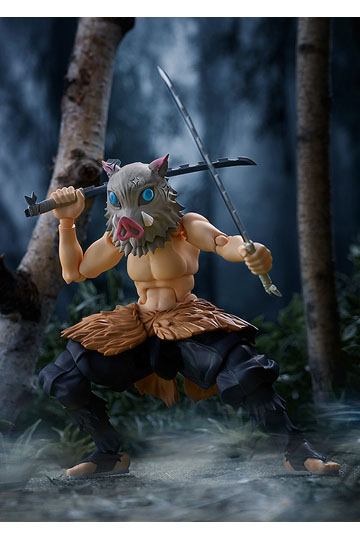 Demon Slayer: Kimetsu no Yaiba Figma Action Figure Inosuke Hashibira DX Edition 14 cm