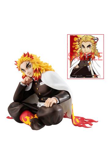DEMON SLAYER: KIMETSU NO YAIBA G.E.M. PVC Statue Rengoku Palm Size Edition Deluxe 9 cm