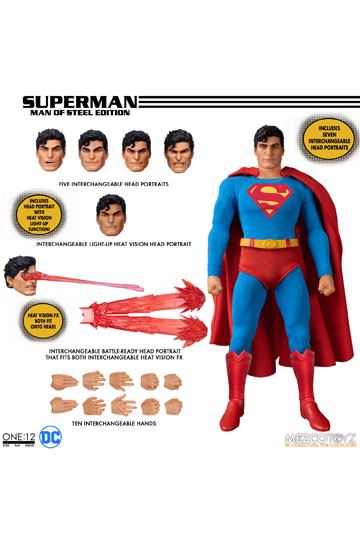DC Comics Action Figure 1/12 Superman Man of Steel Edition 16 cm