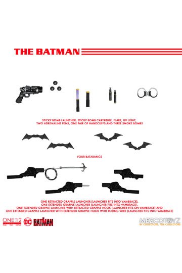 The Batman Action Figure 1/12 The Batman 17 cm