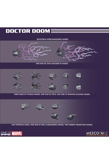 Marvel Action Figure 1/12 Doctor Doom 17 cm
