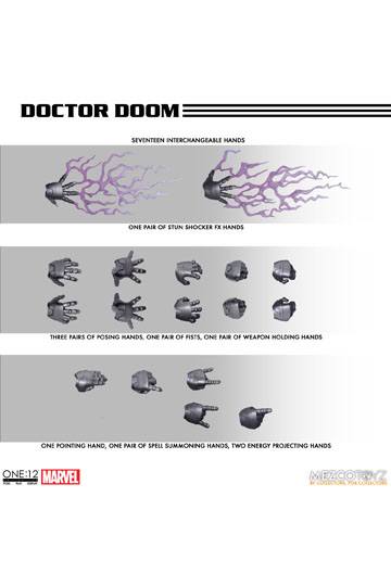 Marvel Action Figure 1/12 Doctor Doom 17 cm