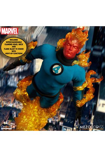 Marvel Action Figures 1/12 Fantastic Four Deluxe Steel Box Set 16 cm