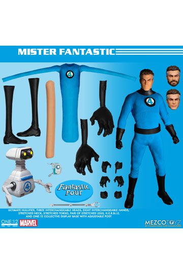 Marvel Action Figures 1/12 Fantastic Four Deluxe Steel Box Set 16 cm