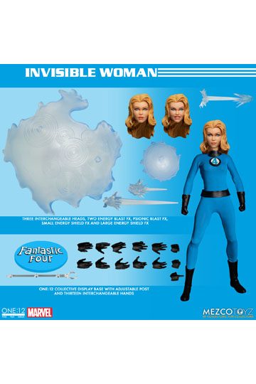 Marvel Action Figures 1/12 Fantastic Four Deluxe Steel Box Set 16 cm
