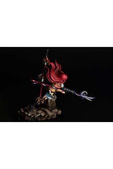 Fairy Tail Statue 1/6 Erza Scarlet the Knight Ver. Another Color Black Armor 31 cm