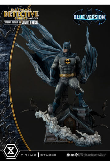 DC Comics Statue Batman Detective Comics #1000 Concept Design by Jason Fabok Blue Version 105 cm