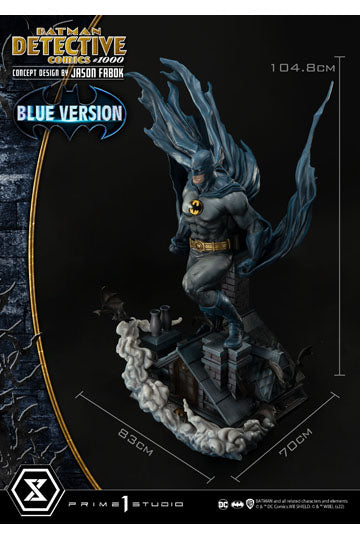 DC Comics Statue Batman Detective Comics #1000 Concept Design by Jason Fabok Blue Version 105 cm