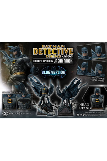 DC Comics Statue Batman Detective Comics #1000 Concept Design by Jason Fabok Blue Version 105 cm