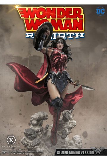 DC Comics Statue 1/3 Wonder Woman Rebirth Silver Armor Version 75 cm