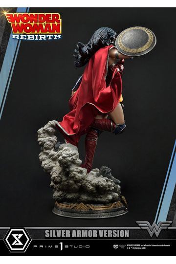 DC Comics Statue 1/3 Wonder Woman Rebirth Silver Armor Version 75 cm