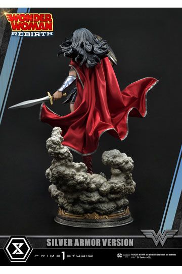 DC Comics Statue 1/3 Wonder Woman Rebirth Silver Armor Version 75 cm