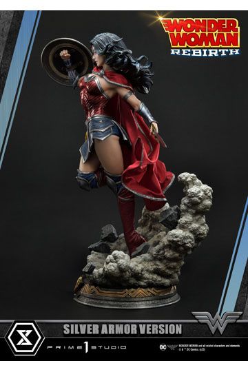 DC Comics Statue 1/3 Wonder Woman Rebirth Silver Armor Version 75 cm