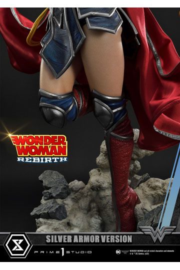 DC Comics Statue 1/3 Wonder Woman Rebirth Silver Armor Version 75 cm