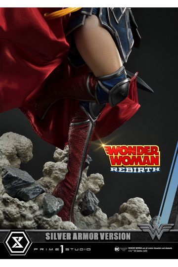 DC Comics Statue 1/3 Wonder Woman Rebirth Silver Armor Version 75 cm