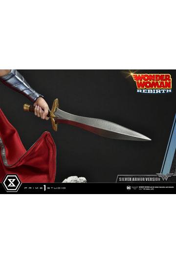 DC Comics Statue 1/3 Wonder Woman Rebirth Silver Armor Version 75 cm