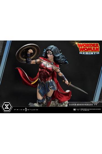 DC Comics Statue 1/3 Wonder Woman Rebirth Silver Armor Version 75 cm