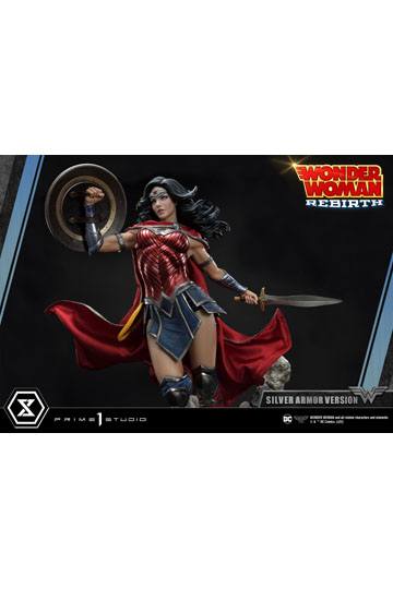 DC Comics Statue 1/3 Wonder Woman Rebirth Silver Armor Version 75 cm