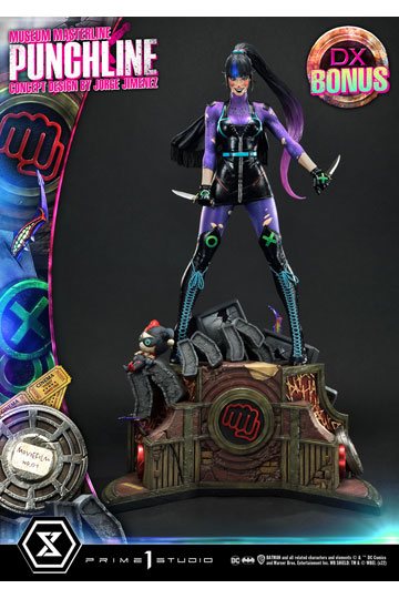 DC Comics Statue 1/3 Punchline Deluxe Bonus Version Concept Design by Jorge Jimenez 85 cm