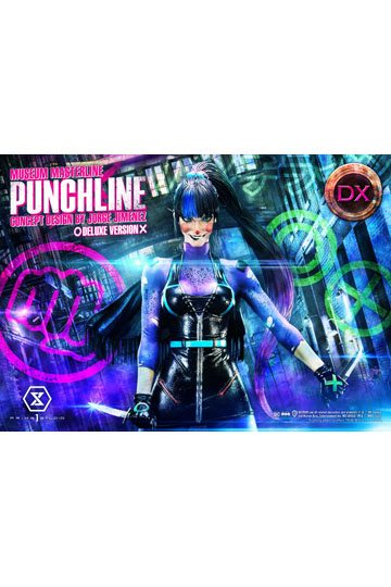 DC Comics Statue 1/3 Punchline Deluxe Bonus Version Concept Design by Jorge Jimenez 85 cm