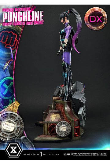 DC Comics Statue 1/3 Punchline Deluxe Bonus Version Concept Design by Jorge Jimenez 85 cm