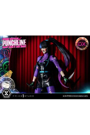 DC Comics Statue 1/3 Punchline Deluxe Bonus Version Concept Design by Jorge Jimenez 85 cm