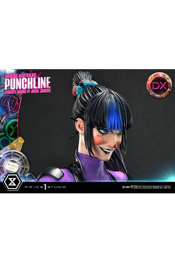 DC Comics Statue 1/3 Punchline Deluxe Bonus Version Concept Design by Jorge Jimenez 85 cm