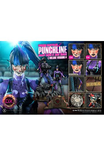 DC Comics Statue 1/3 Punchline Deluxe Bonus Version Concept Design by Jorge Jimenez 85 cm