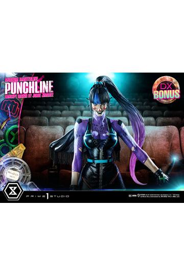 DC Comics Statue 1/3 Punchline Deluxe Bonus Version Concept Design by Jorge Jimenez 85 cm