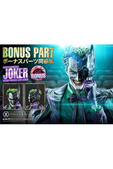 DC Comics Statue 1/3 The Joker Deluxe Bonus Version Concept Design by Jorge Jimenez 53 cm