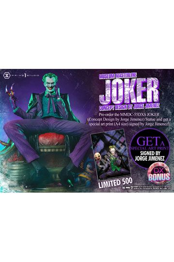 DC Comics Statue 1/3 The Joker Deluxe Bonus Version Concept Design by Jorge Jimenez 53 cm