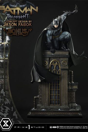 DC Comics Museum Masterline Statue 1/3 Batman Triumphant (Concept Design By Jason Fabok) Bonus Version 119 cm