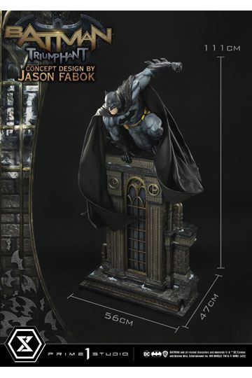 DC Comics Museum Masterline Statue 1/3 Batman Triumphant (Concept Design By Jason Fabok) Bonus Version 119 cm