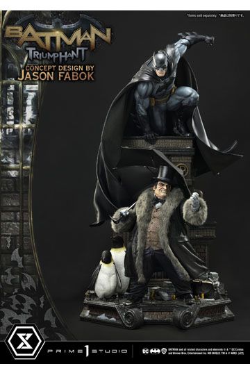 DC Comics Museum Masterline Statue 1/3 Batman Triumphant (Concept Design By Jason Fabok) Bonus Version 119 cm
