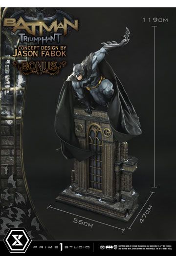 DC Comics Museum Masterline Statue 1/3 Batman Triumphant (Concept Design By Jason Fabok) Bonus Version 119 cm