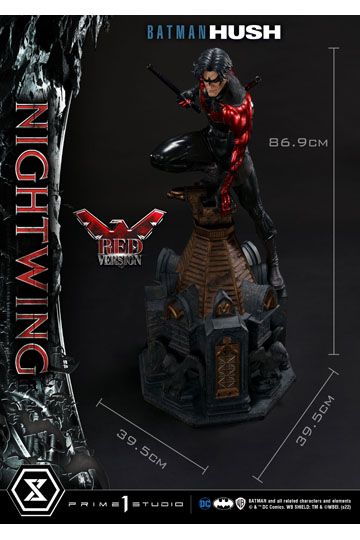 Batman Hush Statue Nightwing Red Version 87 cm